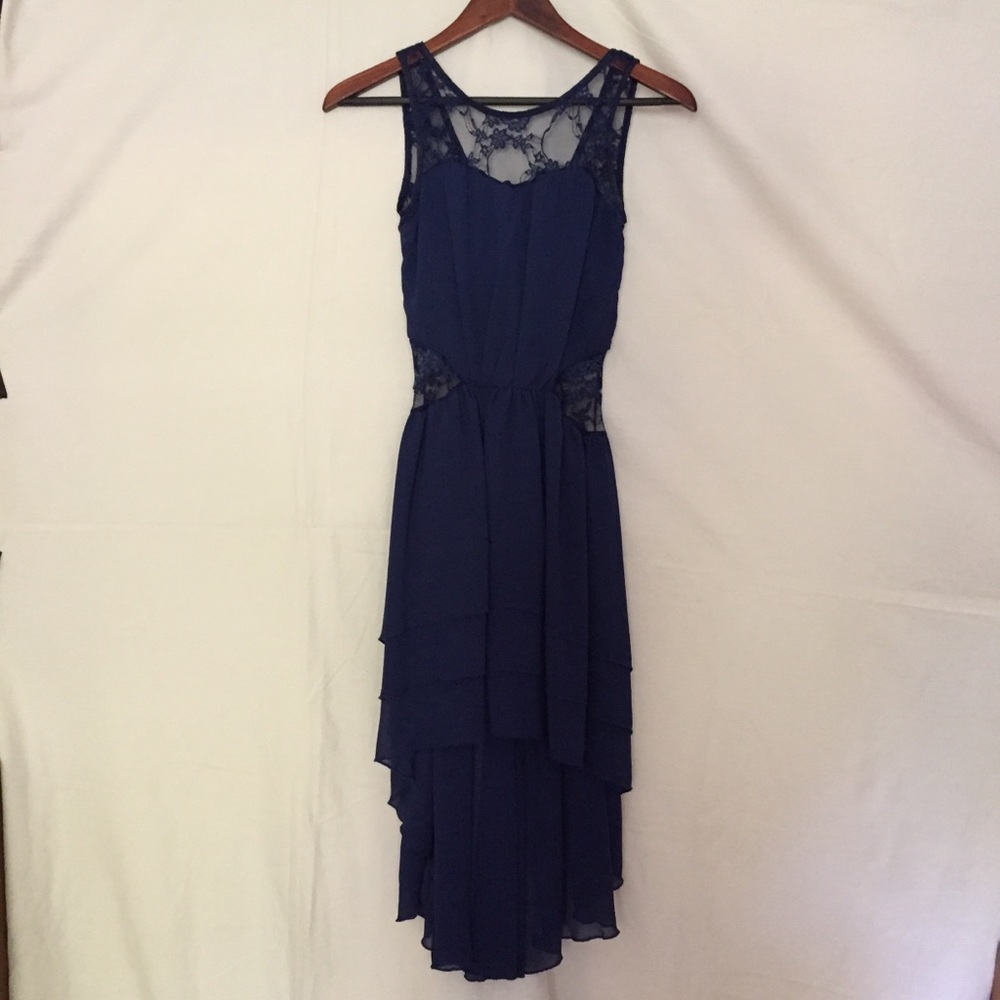 Navy blue lyrical dress dance costume